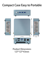 Mini-ordinateur NUC Intel Core i5 1335U de 13e génération, double DDR4 SODIMM, SSD NVME+ SATA, WiFi 6, 10 cœurs, 12 threads