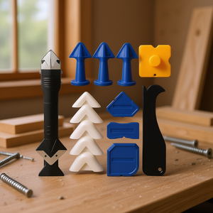 Kit d'outils de calfeutrage de précision 14 pièces en plastique sans électricité pour bricolage et usage professionnel - Product Image 2