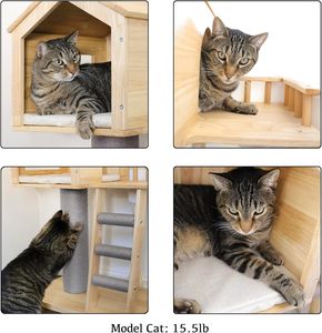 Modern <strong>cat</strong> <strong>Climbing</strong> <strong>Frame</strong> Durable and Stylish <strong>cat</strong> Apartment Suitable for <strong>cat</strong> Entertainment Rest and Play Easy Assembly Cleaning - Product Image 5