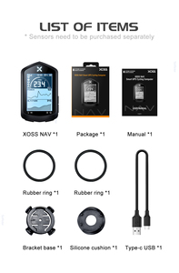 XOSS NAV จอ HD 2.4 นิ้ว รองรับ BLE ANT+ วัดความเร็ว วัดรอบขา GPS ไมล์จักรยานไร้สาย พร้อมมาตรวัดความเร็ว GPS - Product Image 6