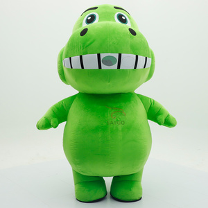 Costume de mascotte gonflable Rex de <span class=keywords><strong>Toy</strong></span> <span class=keywords><strong>Story</strong></span>, combinaison de <span class=keywords><strong>dinosaure</strong></span> en peluche verte pour fête/événement/cosplay - Product Image 6