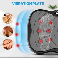 Plateforme vibrante d'exercice personnalisée pour entraînement complet du corps, vitesses réglables, machine de mise en forme, plaque de massage Crazy Fit