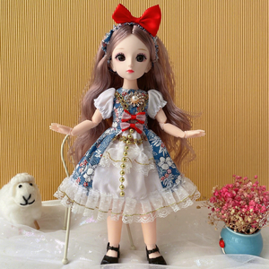 Vente Flash : Poupée BJD de 30 cm au design tendance, adorable et vive, avec vêtements en tissu - Product Image 5