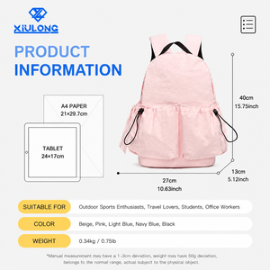 Mochila Escolar Antirrobo para Niñas, Diseño Estético, Ligera, con Múltiples Bolsillos, para Uso Diario, para Estudiantes, 2026, MOQ Bajo - Product Image 5