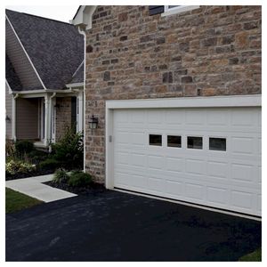 <span class=keywords><strong>Porte</strong></span> de garage <span class=keywords><strong>sectionnelle</strong></span> anti-pincement pour maison familiale - Fonction de fermeture douce protège les enfants et les animaux domestiques - Product Image 6