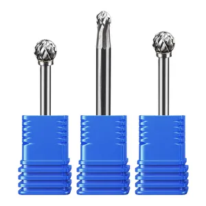 Tungsten Carbide Rotary Burr Bit Set 1/8 Cutting Carving Burrs for Dremel  Tool
