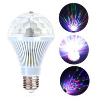 85-265V RGB LED Bühne Licht E27 5W 9W Auto Rotierenden KTV Bar Disco dance Party Lampe Kristall Ball Weihnachten Urlaub Licht