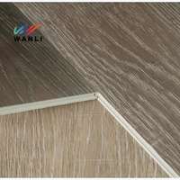 Baldosas de vinilo para suelo de madera lvt, pegatina de tablón de madera de pvc autoadhesiva spc, novedad