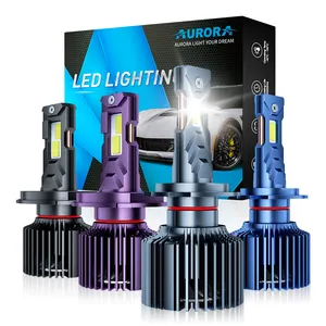 オーロラ100W h7 h1 h4 9005 LEDヘッドライト電球ハイパワーLEDヘッドライト電球車用