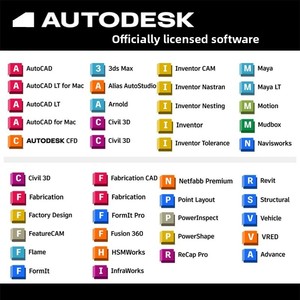 Licences logicielles officielles pour l'activation des logiciels Suite, Revit, Maya, 3ds <span class=keywords><strong>Max</strong></span>, Fusion 360, 1 an, toutes applications - Product Image 4
