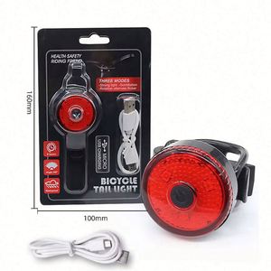 Mini Luz Trasera LED para Bicicleta, Recargable por USB, Resistente al Agua IPX4, Luz de Advertencia de Seguridad para Ciclismo, Lámparas para Casco - Product Image 1