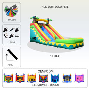 बच्चों के पार्टी के लिए बड़े आउटडोर इंफ्लेटेबल वाटर स्लाइड प्लेग्राउंड स्विमिंग पूल स्लाइड - Product Image 3