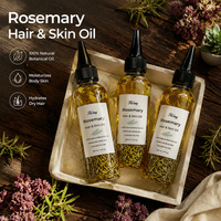 Huile Essentielle de Romarin Biologique Végétalienne Personnalisée en Gros pour Traitement Capillaire Épaississant et Hydratant en Profondeur du Cuir Chevelu