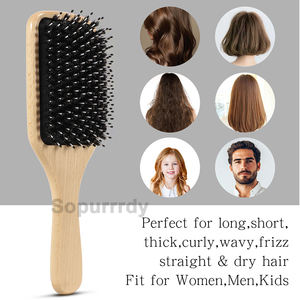 <span class=keywords><strong>Brosse</strong></span> à <span class=keywords><strong>cheveux</strong></span> en bambou avec logo personnalisé, poils de sanglier, pour <span class=keywords><strong>cheveux</strong></span> <span class=keywords><strong>fins</strong></span>, <span class=keywords><strong>brosse</strong></span> à <span class=keywords><strong>cheveux</strong></span> plate pour <span class=keywords><strong>cheveux</strong></span> épais, pour <span class=keywords><strong>cheveux</strong></span> <span class=keywords><strong>fins</strong></span>, pour femmes, <span class=keywords><strong>brosse</strong></span> à <span class=keywords><strong>cheveux</strong></span> - Product Image 6
