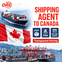 Servicio de Logística Rápido Puerta a Puerta DHL, Transporte LCL Express, Agente de Carga Marítima, Agente de Envíos FBA de China a Canadá