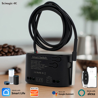SMG-2065 Capteur de température intelligent WiFi avec thermostat et sonde, interrupteur de surveillance DC 7-32V pour aquarium, serre, entrepôt