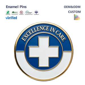Значки медсестер с индивидуальным логотипом, эмалированные, бесплатная быстрая доставка для медицинского персонала - Product Image 1