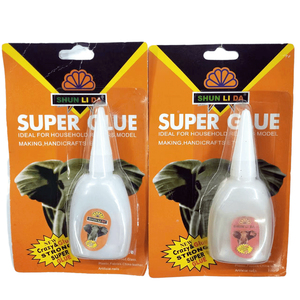 Colle multi-usages <span class=keywords><strong>SHUN</strong></span> <span class=keywords><strong>LI</strong></span> DA SUPER GLUE 502, colle à séchage rapide, adhésif cyanoacrylate - Product Image 2