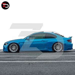 Kit de cuerpo ancho estilo <span class=keywords><strong>Rocket</strong></span> B, guardabarros de parachoques delantero, bengalas, parachoques trasero, Canards 1 Juego para BMW Serie <span class=keywords><strong>3</strong></span> E92 E93 M3 2008-2011 FRP - Product Image 4