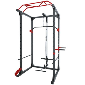 Nuevo Diseño 2026 Lingxi Iron: Rack de Potencia Multifuncional, Entrenador Funcional, Rack de Sentadillas para Gimnasio en Casa, con Pila de <span class=keywords><strong>Pesas</strong></span> de 68 kg para Entrenamiento de Fuerza - Product Image 5