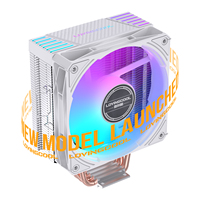 Refroidisseur d'air pour processeur PC LOVINGCOOL P400 Pro pour boîtier d'ordinateur, quatre caloducs en cuivre, 170W TDP, 5V ARGB, roulement à fluide hydraulique