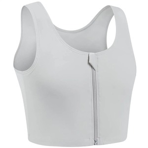 80% in Nylon 20% Spandex da donna Transgender maschietto con cerniera traspirante con chiusura a metà petto - Product Image 3