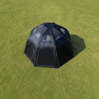 Carpa de Camping Inflable Moderna y Lujosa con Ventanas de Malla y Viga de Aire, Impermeable y con Gran Espacio para Eventos al Aire Libre
