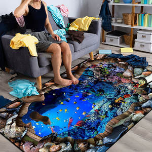 Inganno visivo tappeto 3d design tappeto da soggiorno tappeti in velluto di cristallo per la stanza tappeti stampati di grandi dimensioni - Product Image 3