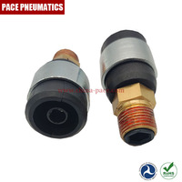 3/8ID -3/8NPT Filetage DOT Extrémités de tuyau de frein à air Kits de pièces de réparation pour tuyau en caoutchouc