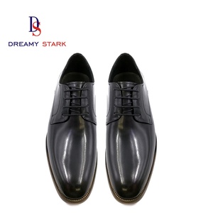 Chaussures habillées Oxford de luxe pour hommes, faites à la main, de haute qualité, vintage, à lacets, confortables, légères, en cuir véritable, avec logo personnalisé - Product Image 2