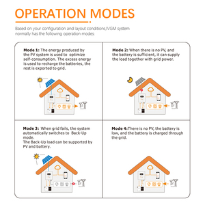 Felicity năng lượng mặt trời biến tần on off Grid lai biến tần LCD + LED hiển thị 10KW lai năng lượng mặt trời biến tần giá bán buôn - Product Image 3