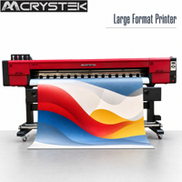 Printer Format Lebar 1800mm dengan Kepala Cetak Xp600 dan Sistem Pengambilan Gulungan Otomatis untuk Printer Inkjet Eco-Solvent