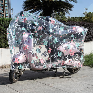 Cubierta para Motocicleta, Carpa para Motocicleta, Garaje para Motocicleta, Cubierta Impermeable y Antipolvo para Bicicleta// Cubierta Transparente Desechable para Motocicleta - Product Image 3
