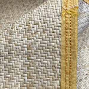 Materassini per lettino per lettino con buccia in rattan naturale intrecciata a mano - Product Image 5
