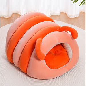 Lit <span class=keywords><strong>d</strong></span>'hiver pour chien et chat mignon Nid doux pour animaux de compagnie Tente Fournitures pour animaux de compagnie Grotte pour animaux de compagnie semi-fermée Lit pour <span class=keywords><strong>chiot</strong></span> et chat - Product Image 6