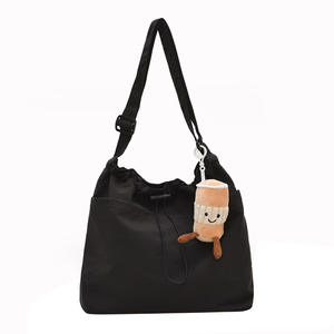 I-0335 femmes sacs à main grande capacité cordon seau sac personnalisé étanche bandoulière sac à bandoulière décontracté Nylon sac à bandoulière - Product Image 4