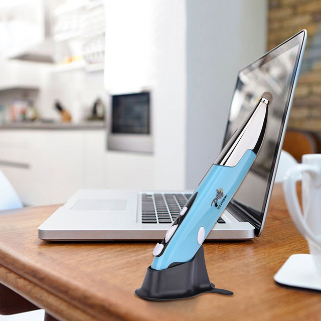 New 2.4G Wireless Mouse Pen Personality Creative Vertical Pen-Shaped 2.4GHz Wireless Mouse Pen Personalized Creativity