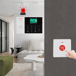 KONLEN 433Mhz Système médical d'alerte téléavertisseur sans fil étanche intelligent pour personnes âgées Bouton d'urgence SOS Alarme Cloche personnelle - Product Image 2