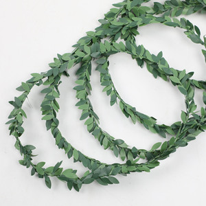 Guanyi Guirnalda de alambre con enredaderas verdes artificiales para decoraciones y coronas DIY, 10 pies de longitud - Product Image 3