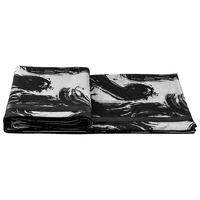 100% Polyester jakar dokuma siyah atmak battaniye yumuşak hafif rahat battaniye ve atar kanepe çekyat