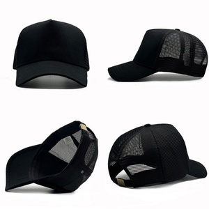Gorra Trucker de 5 Paneles con Logotipo Personalizado, de Malla Transpirable, de Perfil Alto, para Verano, Gorra de Béisbol Lisa para Hombre y Mujer - Product Image 2
