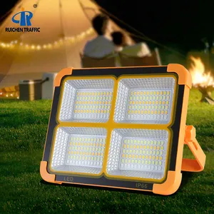 Luz solar IP65 impermeável de alta qualidade, 100w, branca quente, 5w, 10w, recarregável, para uso ao ar livre, 20w, LED