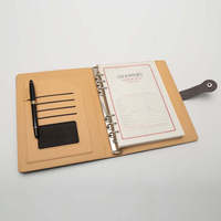 Notizbuch mit Knopfverschluss aus PU-Leder, personalisierbares A5 PU-Leder-Notizbuch, Büro-PU-Leder-Journal, Geschäftsgeschenk