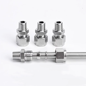 Nhà Máy Bán Hàng Trực Tiếp Áp Lực Cao 304 Thép Không Gỉ Đúc <span class=keywords><strong>1</strong></span>/4npt Đường Kính Bằng Nam Chủ Đề Núm Vú - Product Image 6