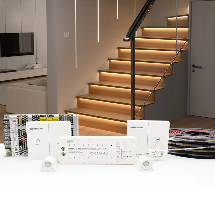 Komigan Smart Home Motion Activated KMG-4233 DC 12V 24V Step Light Stairway Light Motion Automatic Led Stair Light