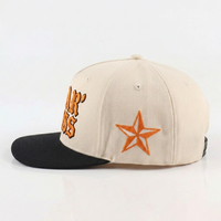 Casquettes pour hommes, broderie 3D, sport, 5 panneaux, polyester, logo brodé, casquettes de haute qualité, casquette de baseball à visière plate personnalisée
