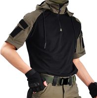 2025 noir multi-poches Camouflage tactique Combat uniforme vêtements grenouille costume en tissu Ripstop respirant
