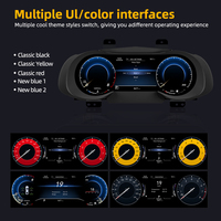 Untuk Maserati Quattroporte 2013-2023, Instrumen Dashboard LCD Digital Layar 12.3 inci, Speedometer, Wireless Carplay, Upgrade Linux