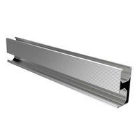 Rail en aluminium Support de montage pour panneau solaire Module PV Système de montage solaire avec support solaire Rails