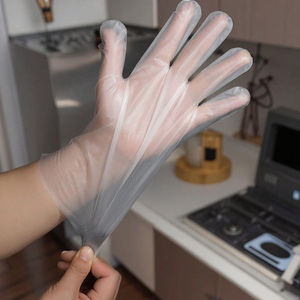 Gants jetables en polyéthylène chloré Jiada pour le lavage de la vaisselle, le lavage des légumes, la cuisson et la préparation des écrevisses - Product Image 2